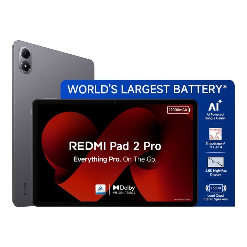 Redmi Pad 2 Pro (Wi-Fi, 8GB RAM, 128GB, Graphite Grey)
