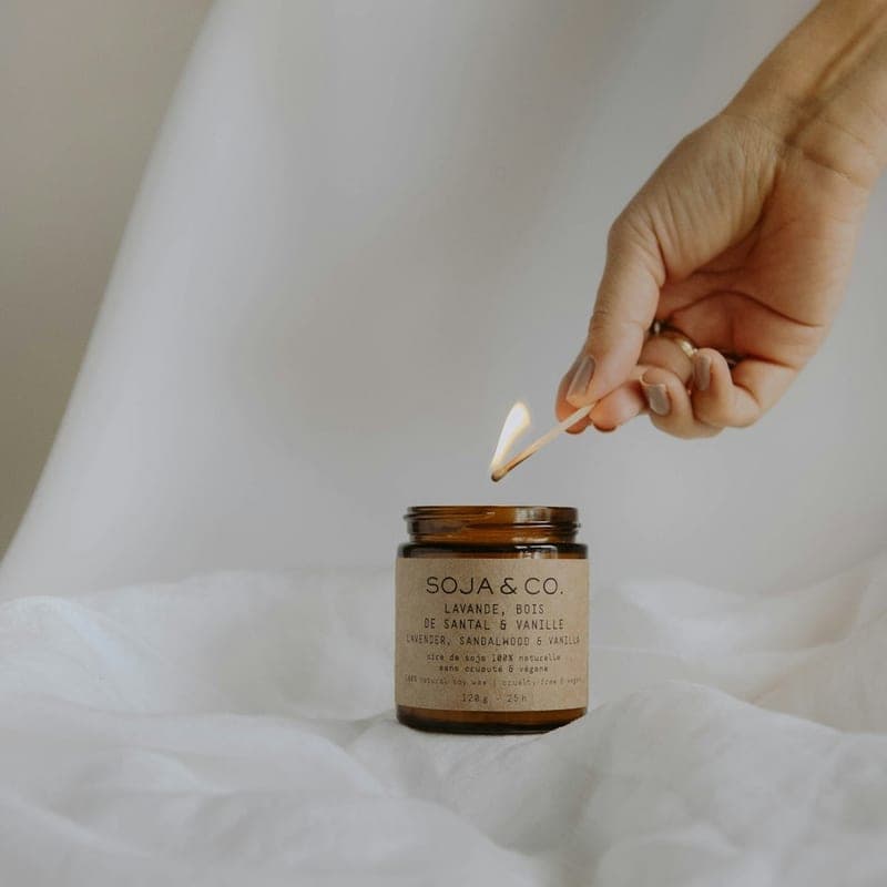Soy Wax Candle with Thank-You Card (15 g)